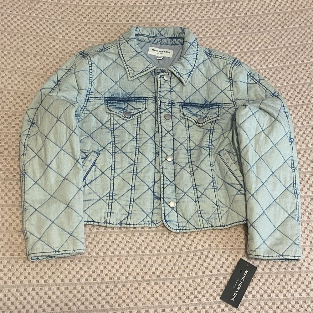 Marc New York Women’s Blue Quilted Jacket